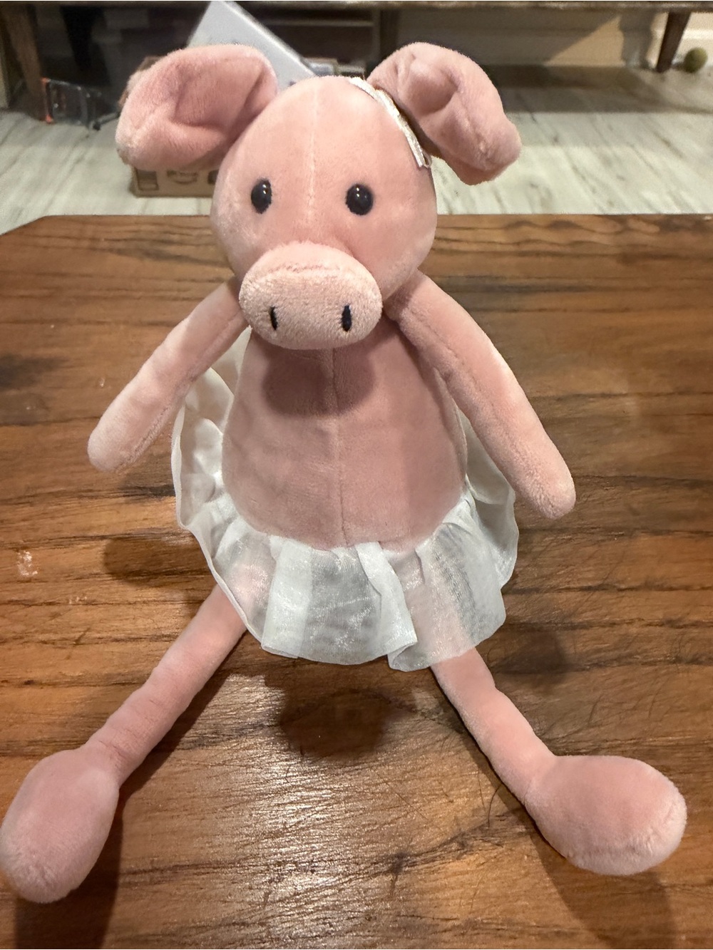 Jellycat Pink Piglet Plush with White Tulle Skirt